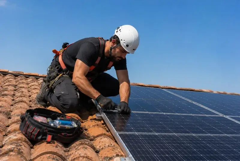 Maintenance et monitoring de panneaux solaires à Vannes